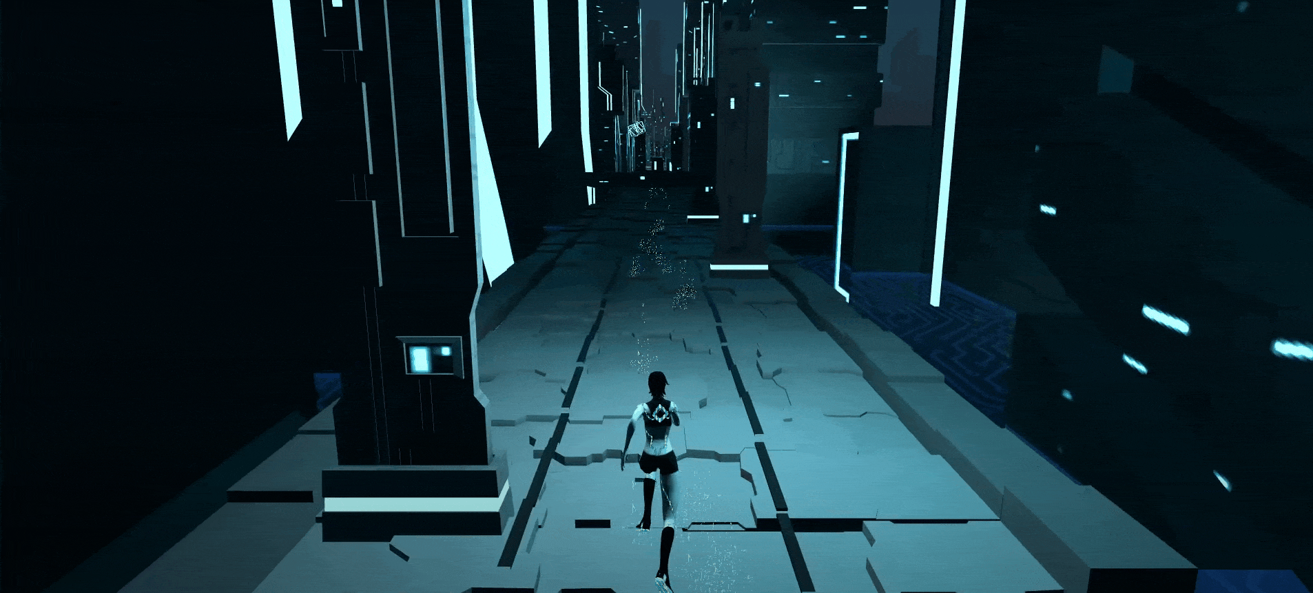 Gameplay capture of BIND: Cyber Runner, a mobile runner game